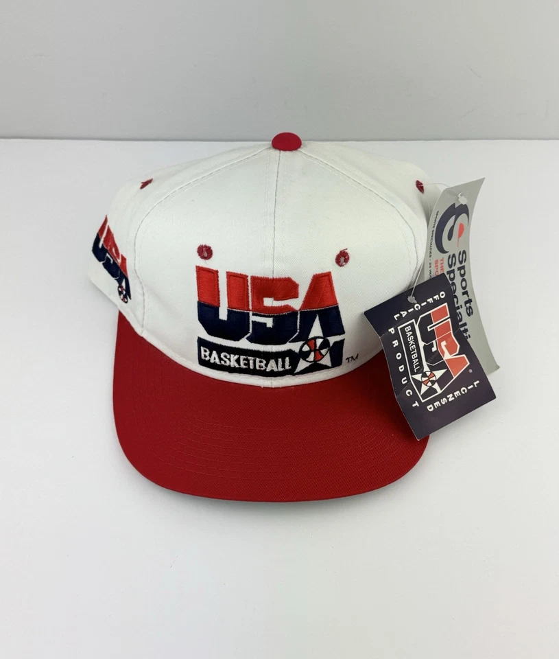 NUEVO CON ETIQUETAS De Colección Equipo EE. UU. Baloncesto Snapback Deportes Especialidades 1992 Juegos Olímpicos Dream Team Foto 3 de 4