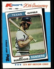 1982 Topps Kmart 20th Anniversary #25 Jeff Burroughs Baseball Card 0403N