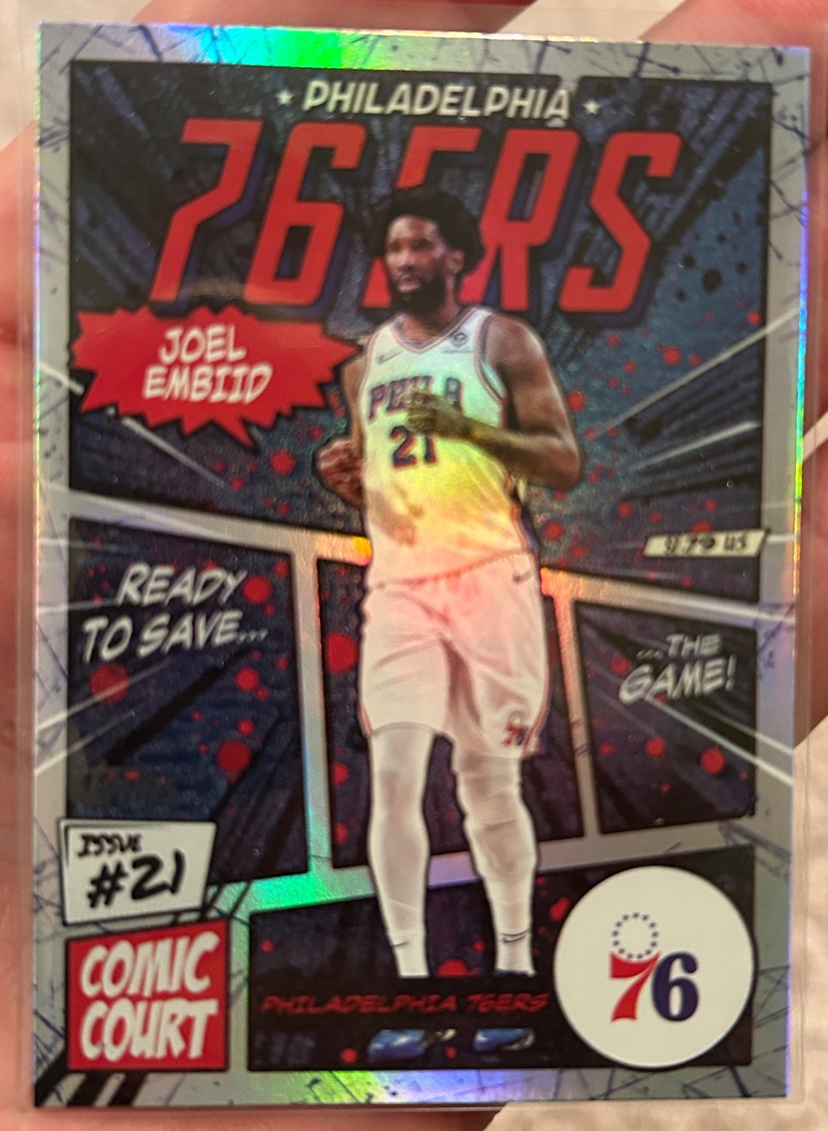 2025/2026 Topps Joel Embiid Comic Court SSP CC-8