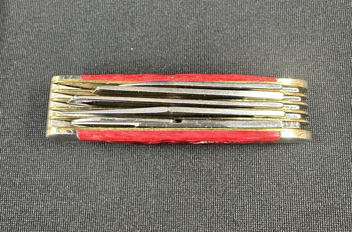 RARE 1996 Case XX Dark Red Jigged Bone 2.875