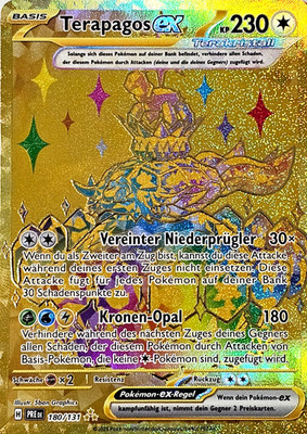 Pokémon Terapagos ex Prismatische Entwicklungen PRE 180 Deutsch - Boosterfrisch