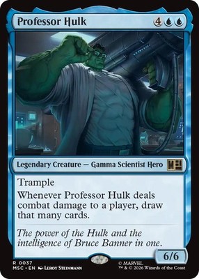 NM - Professor Hulk MSC - 37 Commander: Marvel Super Heroes
