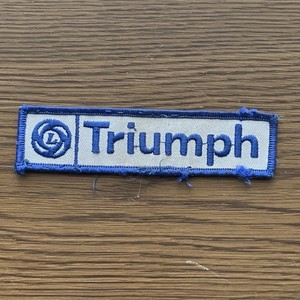 Vintage Triumph Patch | eBay