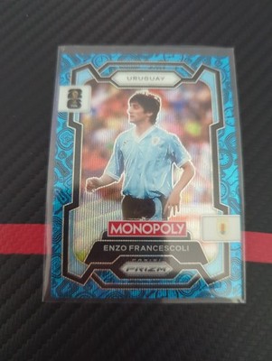 Enzo Francescoli 2026 Panini Prizm Monopoly FIFA World Cup Blue Wave #69 Uruguay