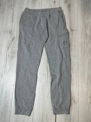 CP Company Grey Sweatpants Cargo Pocket Joggers Size 14 Kids Without Goggles