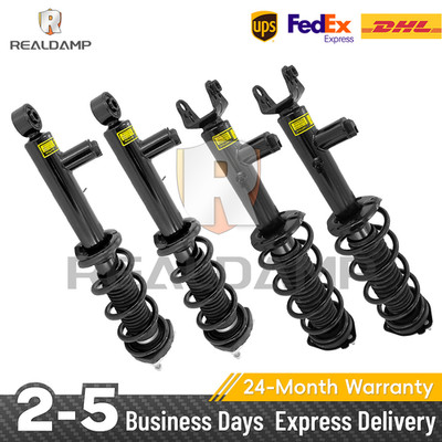 4 Front Rear Shock Struts Adaptive Suspension Fit Infiniti Q50 Q60 Sport RWD 16-