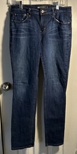 Levis 505 Jeans Womens 8 Blue Denim Mid Rise Straight Leg Medium Wash 30x31