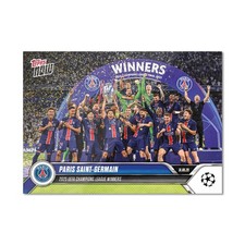 2025-26 Paris Saint-Germain 2025 UEFA Super Cup Winners UCL Topps NOW Card 001