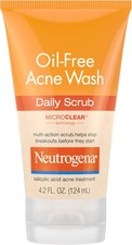 Oil-free acne face scrub 4.2oz salicylic acid exfoliating pore cleanser