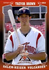 2018 Salem-Keizer Volcanoes 20 Years of Success #88 Trevor Brown - NM RARE Card