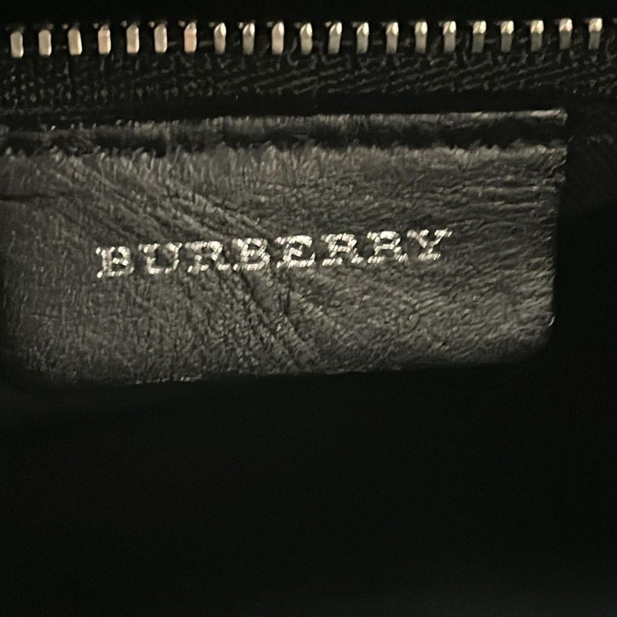Burberry Shoulder Bag Black White Purple Plaid Wool Leather  Authentic thumbnail 7