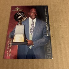 1999 UD MVP Moments MICHAEL JORDAN #MJ11 Chicago Bulls Basketball Card (f7)
