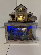 DIY Miniature Dollhouse Kit,UniHobby DIY Dollhouse kit Tiny House Wooden Toy Gif