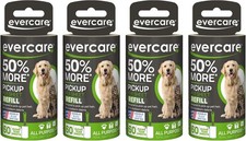Evercare Pack of 4 Pet Extreme Stick Plus Lint Roller Refill Roll