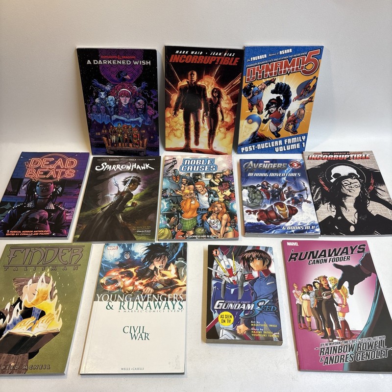 Mixed Lot Comics & Fantasy Books