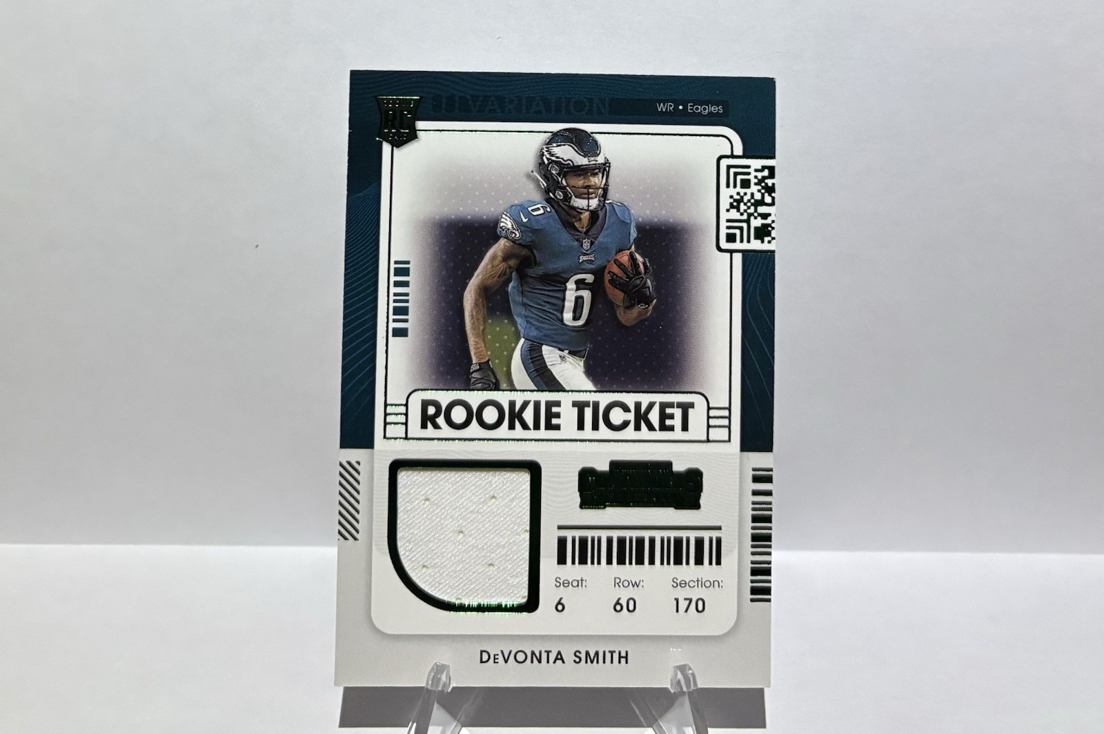 2021 Panini Contenders -Rookie Ticket Swatches Variations Devonta Smith #RSV-DVS