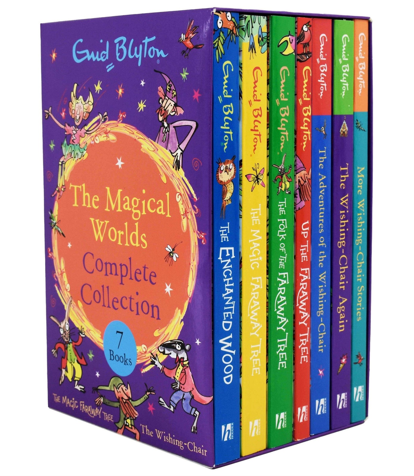 Enid Blyton Magical Worlds Complete Collection 7 Books Box Set Enchanted Wood - Image 10