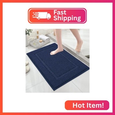 SHACOS Super Soft Small Bathroom Rugs 16x24 inch Non Slip Washable Bath Rugs Mic