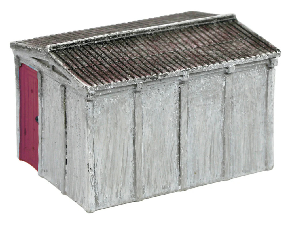Scenecraft 42-036R Sectional Lineside Hut - Red Door