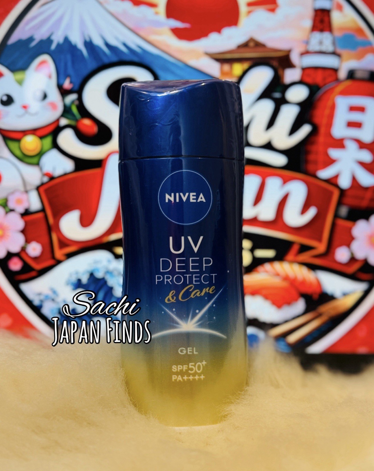 NIVEA Japan Deep Protect & Care UV Gel SPF50+ PA++++ Sunscre