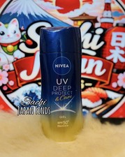 NIVEA Japan Deep Protect  Care UV Gel SPF50 PA   Sunscreen 80ml x2 Face Body