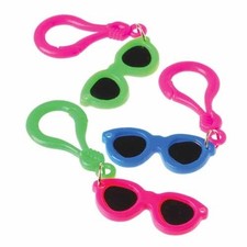 6 SUNGLASS KEYCHAIN CLIP ON BIRD PARROT FOOT TOYS PARTS