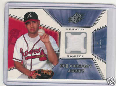 2001 UD SPX HORACIO RAMIREZ PROSPECT GAME USED JERSEY - Picture 1 of 1