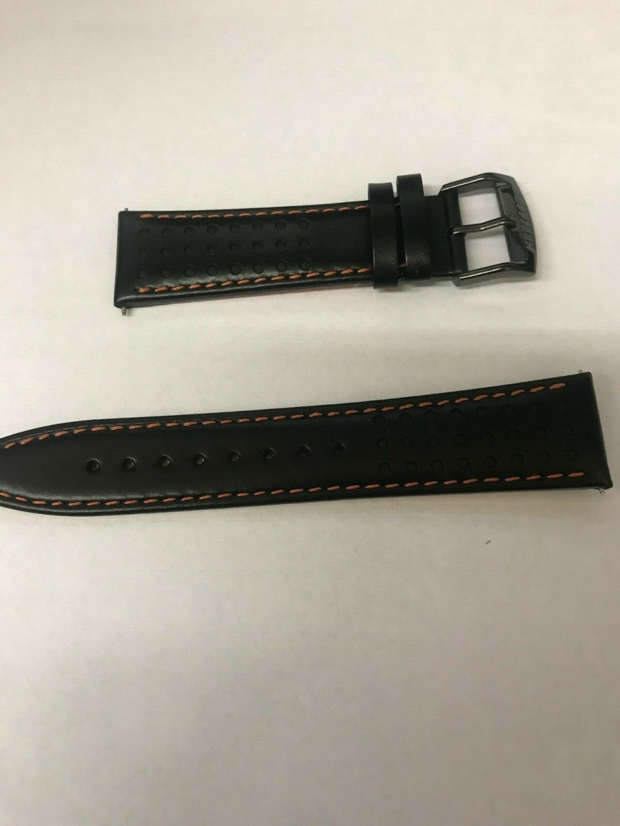 Citizen Eco-Drive CA0467-11H 23mm Black Leather Watch Band w