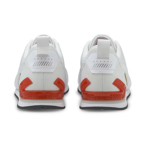 Men Puma Ferrari Track Racer Motorsport Shoes Size 13 White Red Yellow 306858 02 - Picture 5 of 12