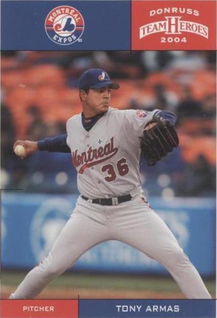2004 Donruss Team Heroes - Tony Armas #252 - 1 of 1