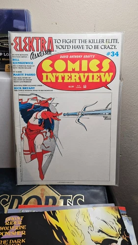 Comics Interview (1983) #34 Elektra Bill Sienkiewicz Marty Pasko Rick Bryant NM-