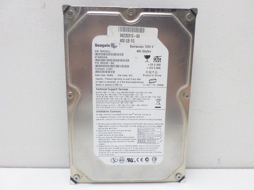 Seagate Barracuda 400GB 3.5" Internal SATA Hard Drive ST3400633A 7200RPM
