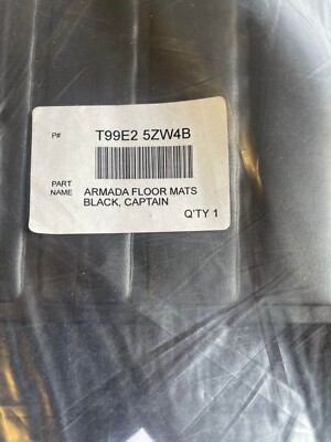 2020-2024 NISSAN ARMADA FLOOR CARPET COVER MAT SET OEM NEW T99E2-5ZW4B