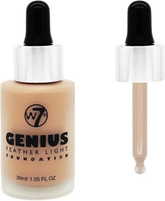 W7 Genius Super Smart Feather Light Make Up Foundation Early Tan