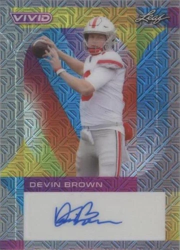 2023 Leaf Vivid Devin Brown #BA-DB1