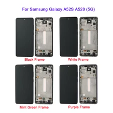 OLED Display LCD Touch Screen+Frame For Samsung Galaxy A52S SM-A528 Replacement