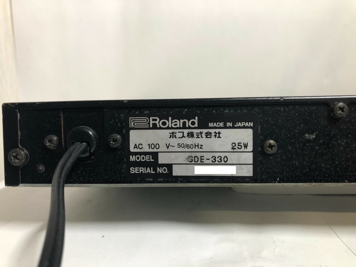 Roland SDE-330 ディレイ【通電確認のみ・ジャンク】 Roland SDE-330 Dimensional Space Delay Digital Delay Effect