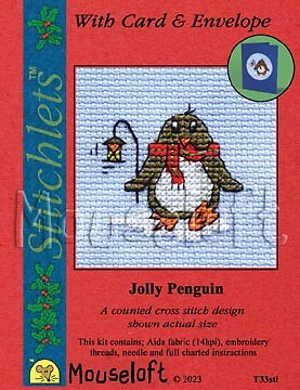 British Mouseloft Christmas Greeting Card Fun Counted Cross Stitch Kits New - Picture 25 of 50