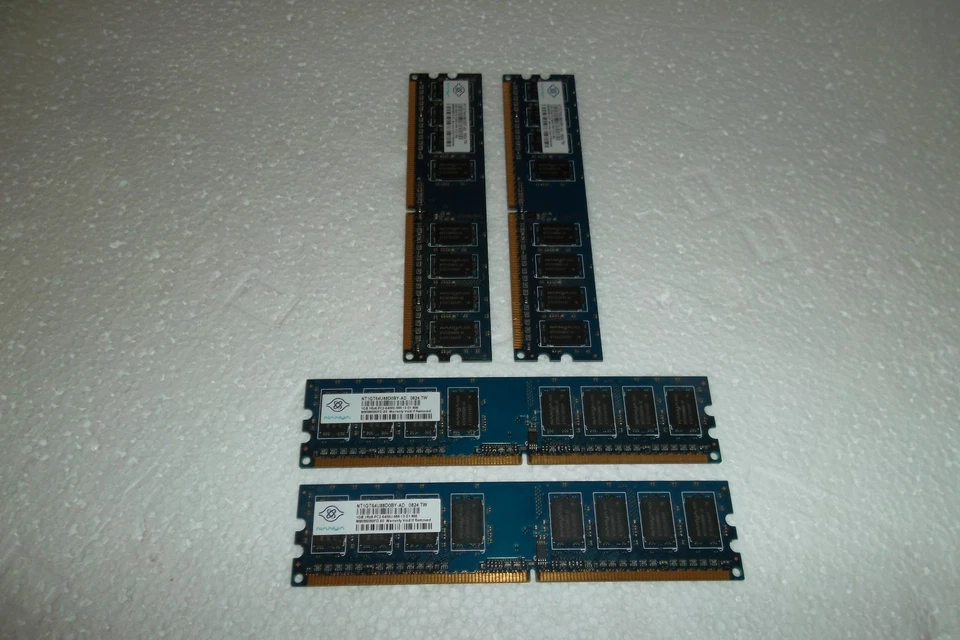 Dell XPS 420 4GB (4x 1GB) PC2-6400U Non-ECC Memory 800MHz 240 NT1GT64U88D0BY-AD - Image 3 of 4