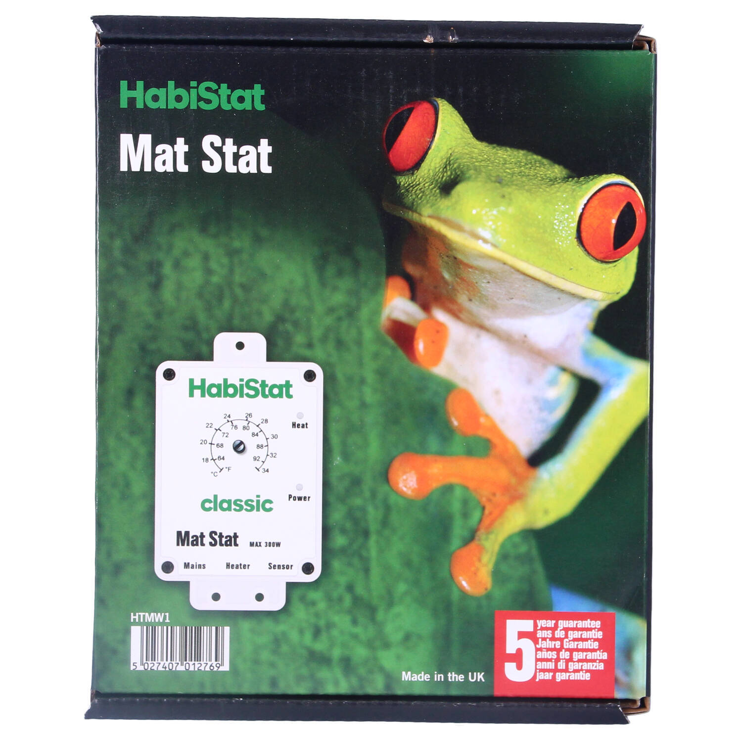 HABISTAT MAT STAT 300W THERMOSTAT WHITE HEAT MAT VIVARIUM TEMPERATURE