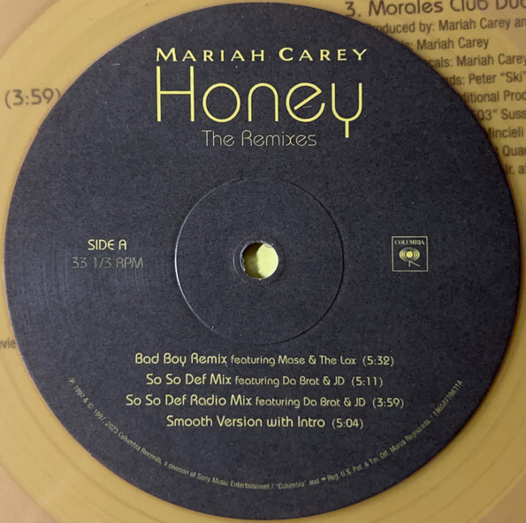 【新品未開封】【レコード】Mariah Carey Honey Mariah Carey” “Honey”🍯 The Remixes. UO Exclusive BRAND NEW