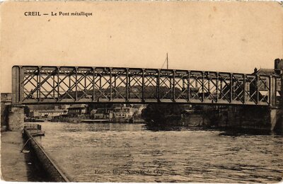 CPA Creil Pont métallique (1185857)