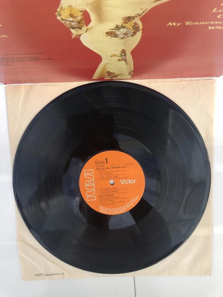 BEST OF DOLLY PARTON VOL.2 LSA 3236 1975 VINYL LP RECORD  EX VG+  - Image 4 of 4