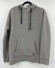 Peloton Ribbed Side Zip Hoodie Sweatshirt Kangaroo Pocket Size Medium USA Made
