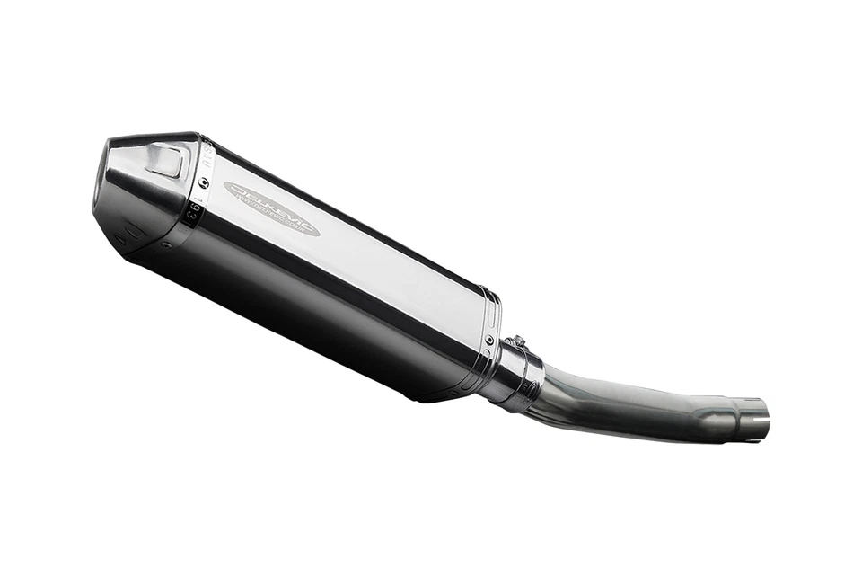 Suzuki GS500 E/F 1989-2009 Slip On 13" Tri-Oval Kit Silenciador de Escape Inoxidable Foto 2 de 4