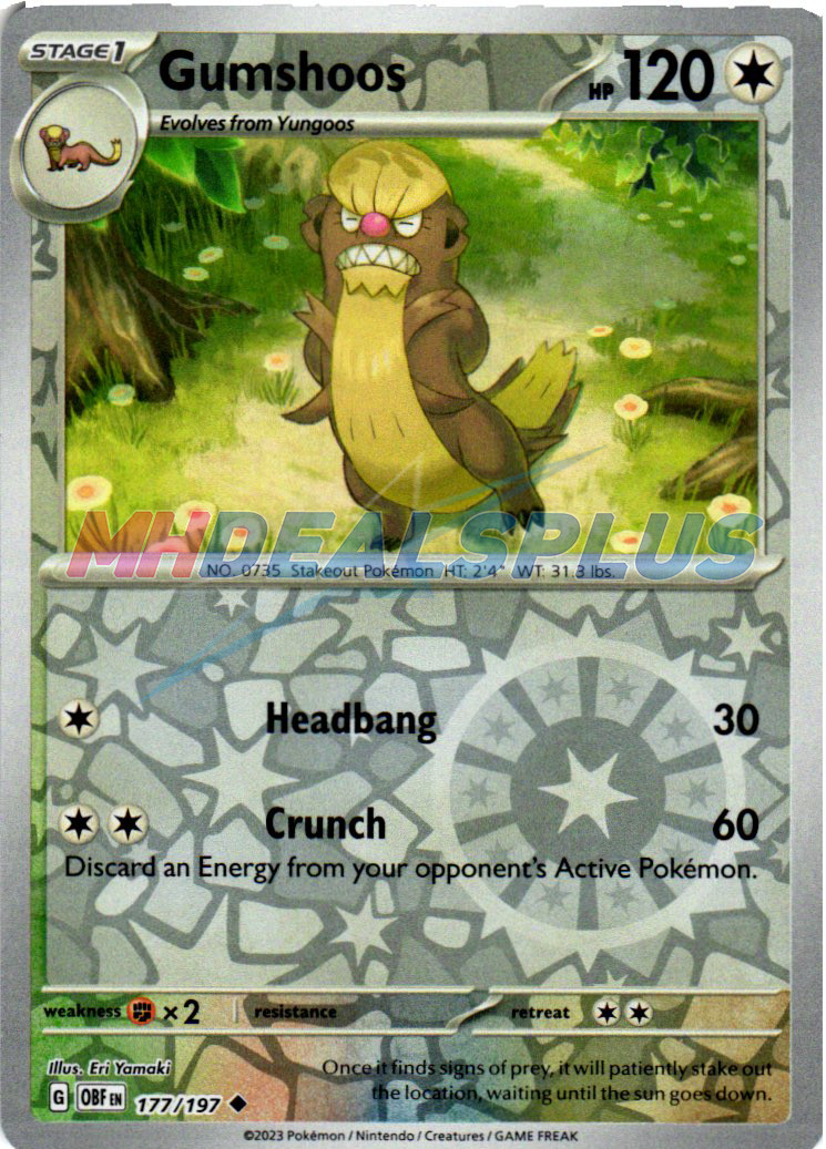 Gumshoos Pokémon TCG Cards for sale | eBay