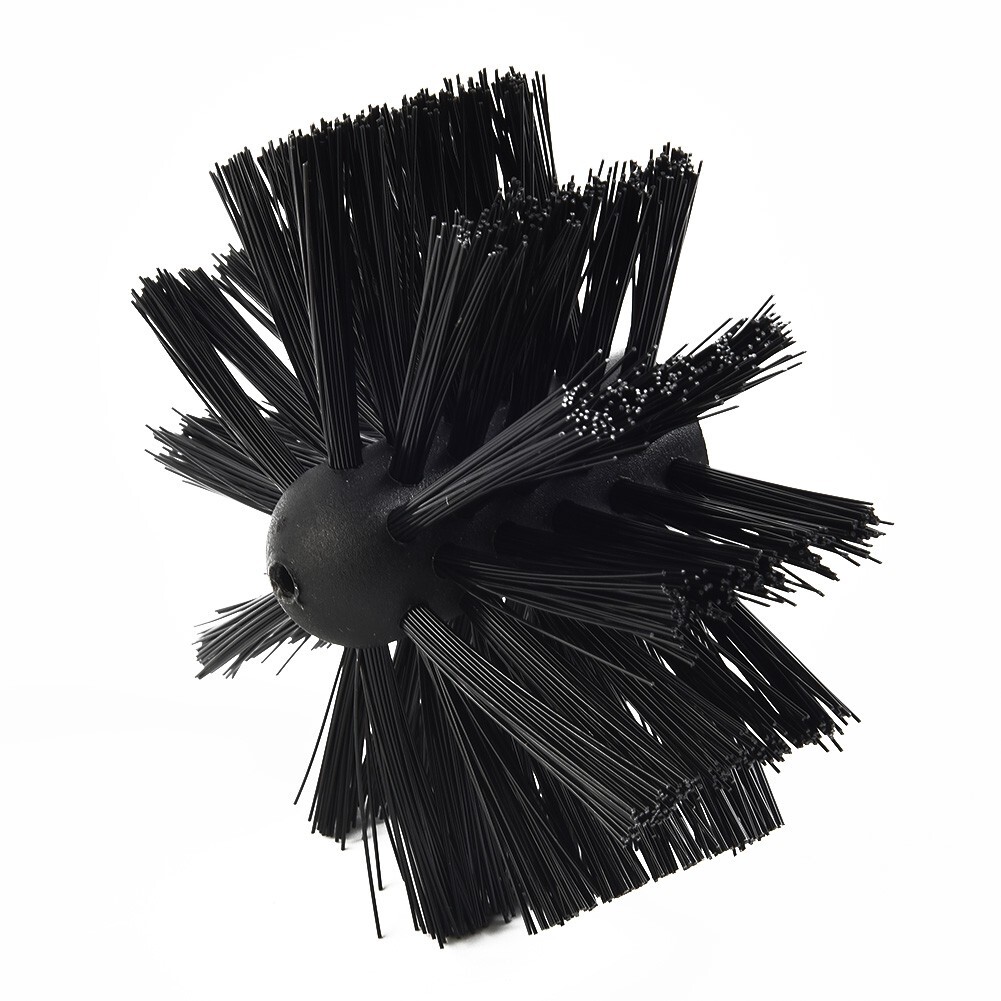 Flexible Chimney Sweep Set Flue Sweeping Brush&Rod Kit Soot Cleaning