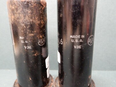 RCA JAN CRC 6L6 VT-115 Vacuum Tubes (2) One W/H-K Leakage 26