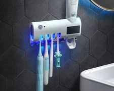Toothbrush Holder UV Light Sterilizer Cleaner FOR ECOQUEST