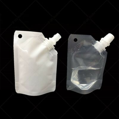 2.75x4in Multi colors Glossy Mylar Standup Spout Pouches w/Hang Hole&Funnel 50ml